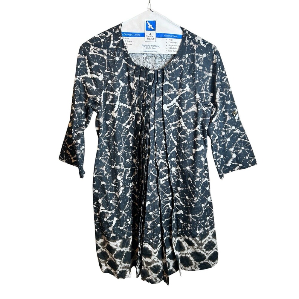 Thakoon For Target Tie Dye Shibori Pleated Dress Size XL